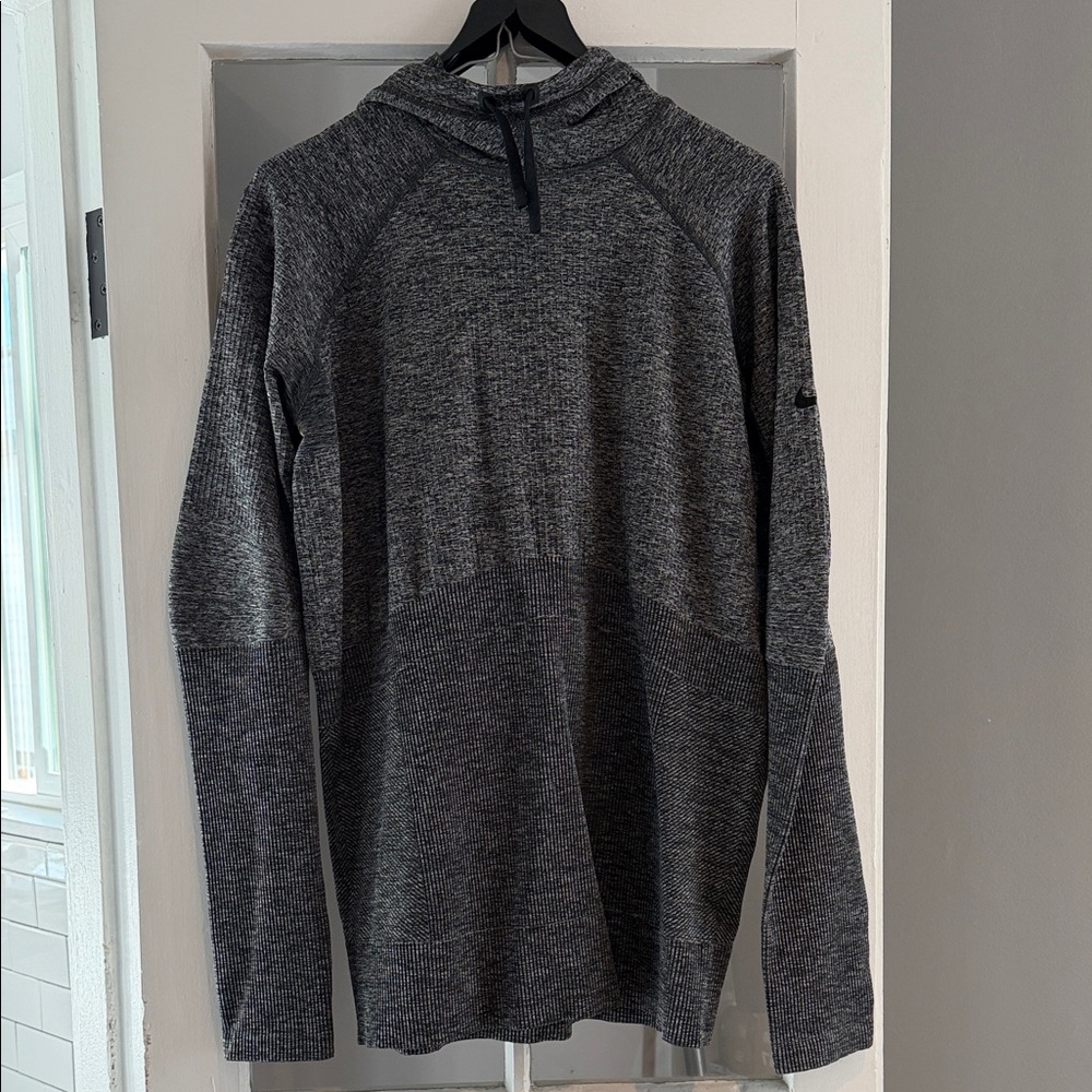 Nike Dri-FIT Black and Gray Athletic Top